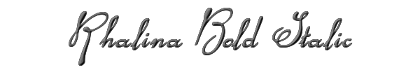 Rhalina Bold Italic 