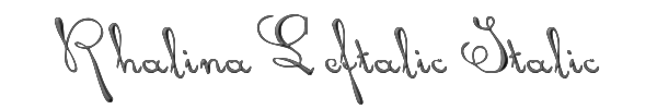 Rhalina Leftalic Italic 