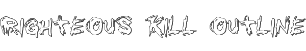 Righteous Kill Outline 
