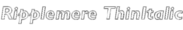 Ripplemere ThinItalic 