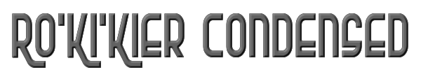 Ro'Ki'Kier Condensed 