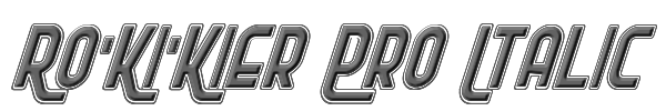 Ro'Ki'Kier Pro Italic 