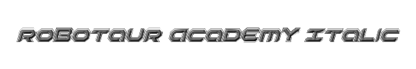 Robotaur Academy Italic 