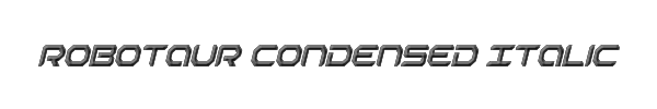 Robotaur Condensed Italic 