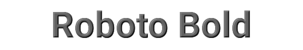 Roboto Bold 