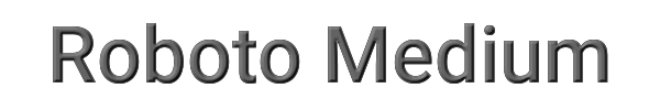 Roboto Medium 