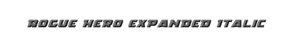 Rogue Hero Expanded Italic 