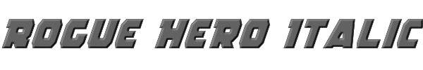 Rogue Hero Italic 