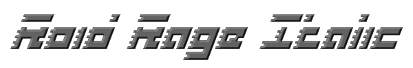 Roid Rage Italic 