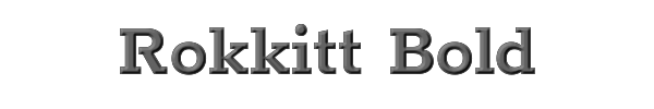 Rokkitt Bold 