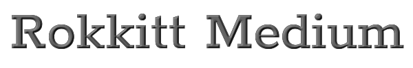 Rokkitt Medium 