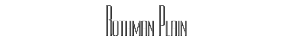 Rothman Plain 