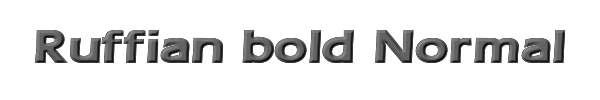 Ruffian bold Normal 