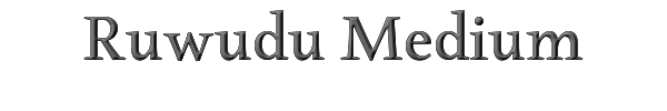 Ruwudu Medium 
