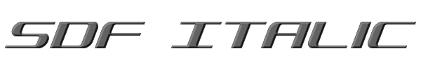 SDF Italic 