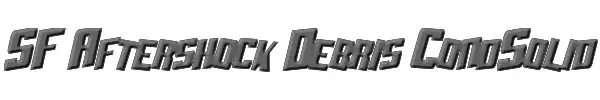SF Aftershock Debris CondSolid Italic 