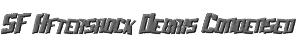 SF Aftershock Debris Condensed Italic 