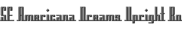 SF Americana Dreams Upright Bold 