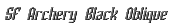 SF Archery Black Oblique 