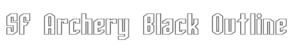SF Archery Black Outline 