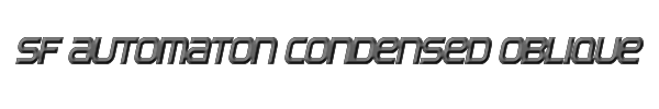 SF Automaton Condensed Oblique 