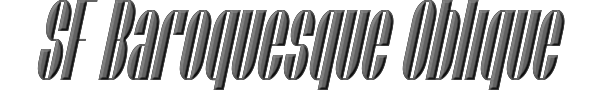 SF Baroquesque Oblique 