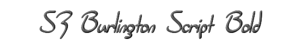 SF Burlington Script Bold 