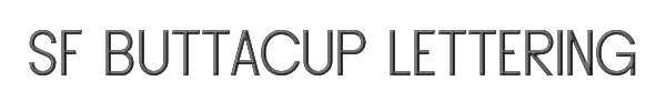 SF Buttacup Lettering 
