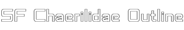 SF Chaerilidae Outline 