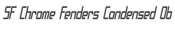 SF Chrome Fenders Condensed Oblique 