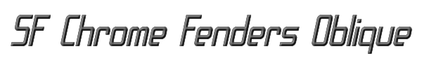 SF Chrome Fenders Oblique 