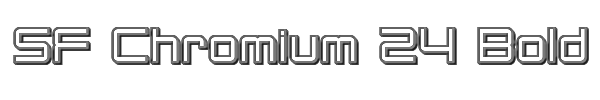 SF Chromium 24 Bold 
