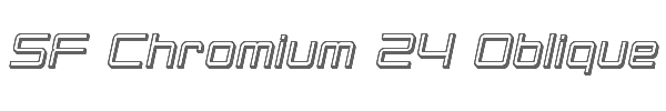 SF Chromium 24 Oblique 