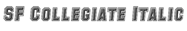 SF Collegiate Italic 
