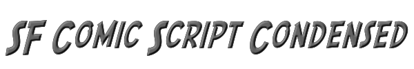 SF Comic Script Condensed 