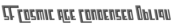 SF Cosmic Age Condensed Oblique 
