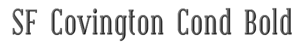 SF Covington Cond Bold 