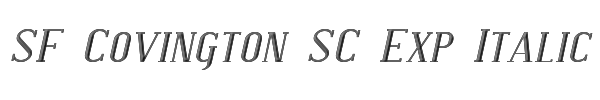 SF Covington SC Exp Italic 