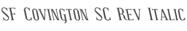 SF Covington SC Rev Italic 