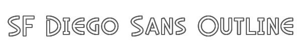 SF Diego Sans Outline 