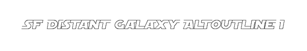 SF Distant Galaxy AltOutline Italic 