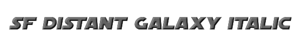 SF Distant Galaxy Italic 