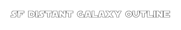 SF Distant Galaxy Outline 