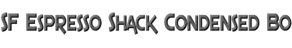 SF Espresso Shack Condensed Bold 