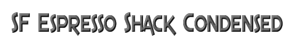 SF Espresso Shack Condensed 
