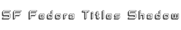 SF Fedora Titles Shadow 