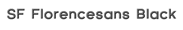 SF Florencesans Black 