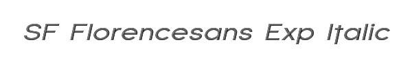 SF Florencesans Exp Italic 
