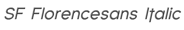 SF Florencesans Italic 