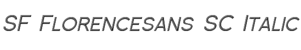 SF Florencesans SC Italic 